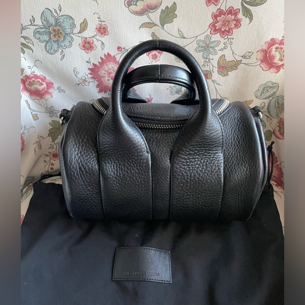 Alexander Wang Black and Silver Stud Mini Rockie Bag